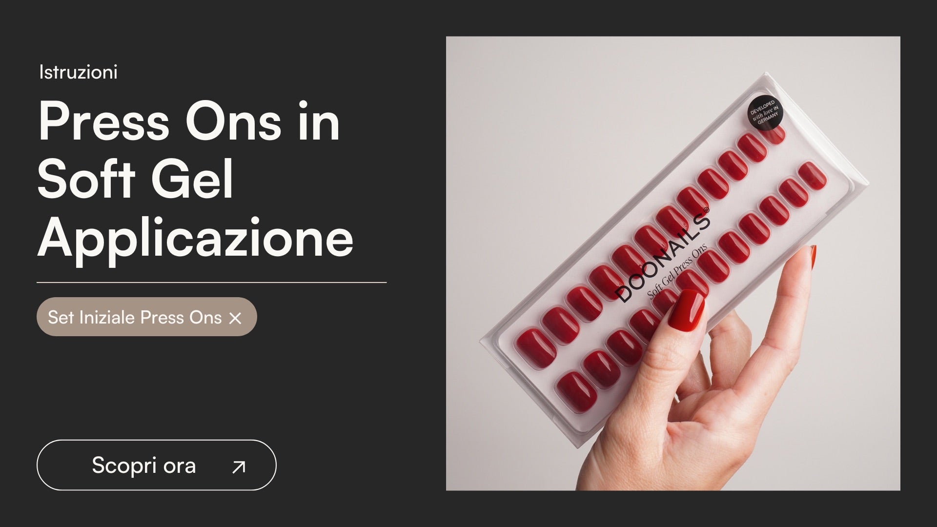 Press Ons in Soft Gel Applicazione