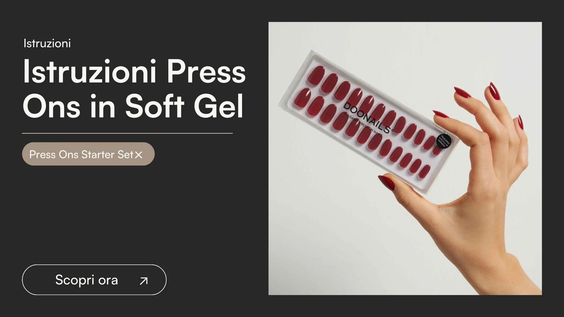 Press Ons in Soft Gel - Istruzioni