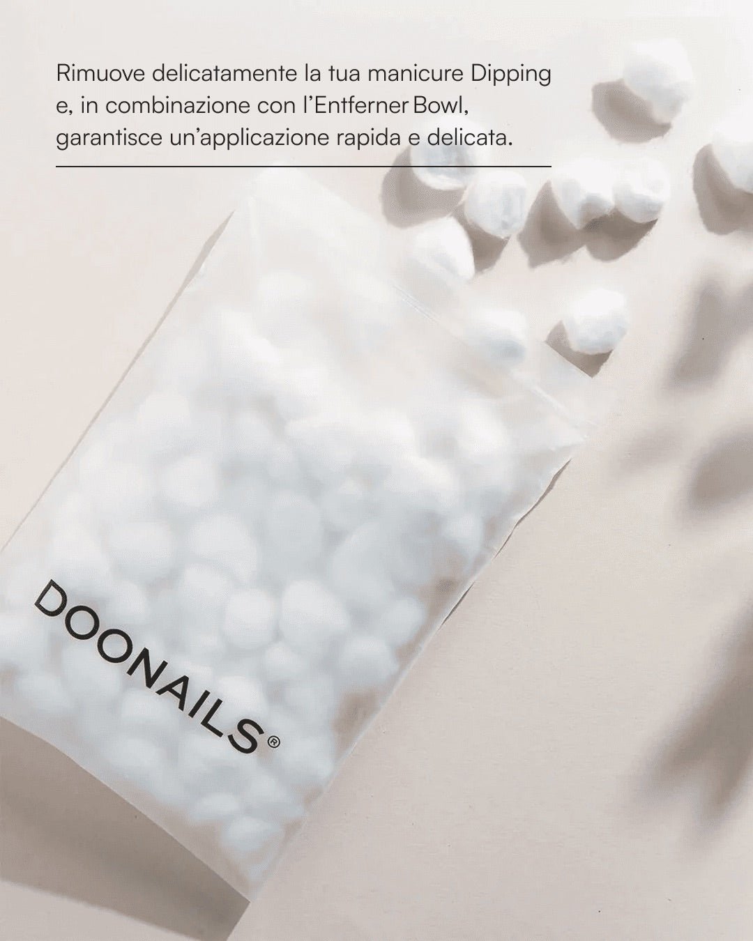 Batuffoli di cotone per rimozione