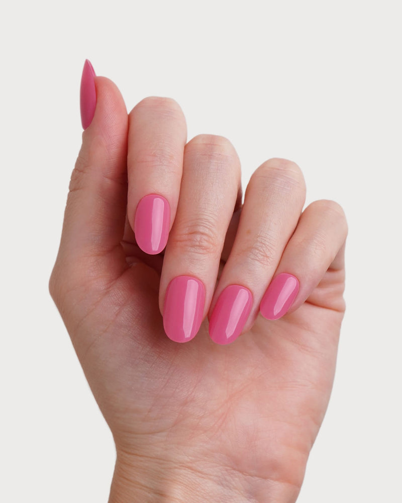 Hot Pink Strisce in Gel UV