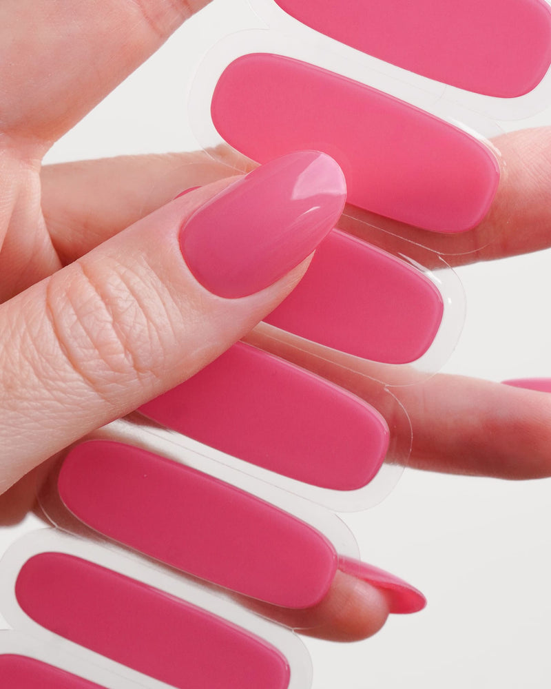 Hot Pink Strisce in Gel UV