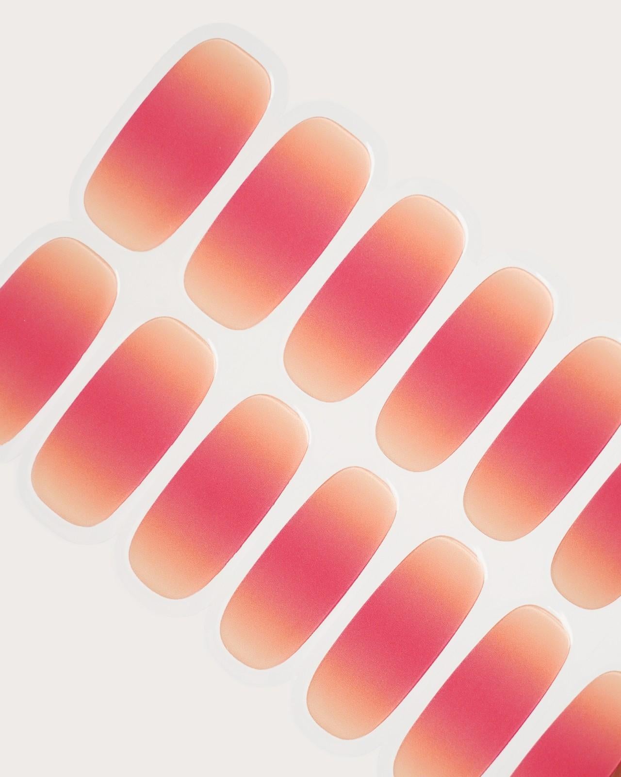 Strisce in gel Orange Pink Ombre - Doonails Italy