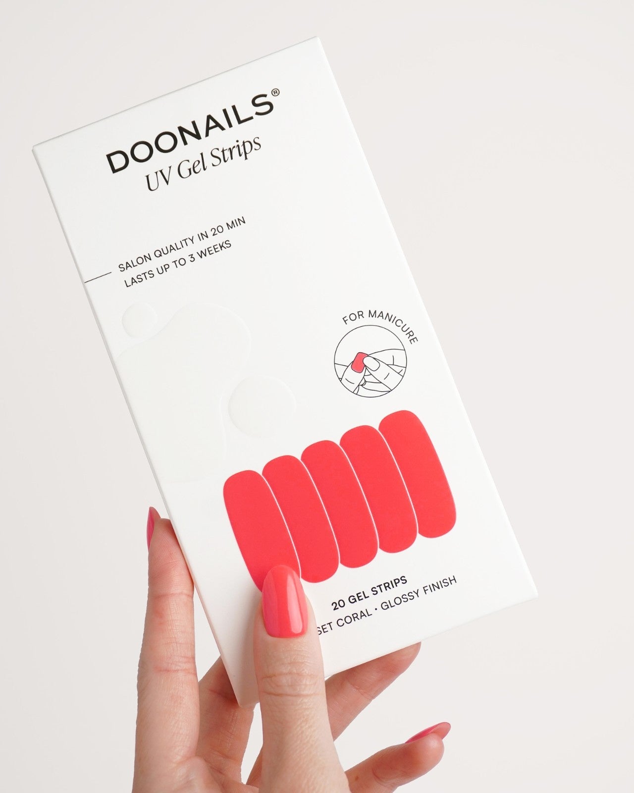 Strisce in gel Sunset Coral - Doonails Italy