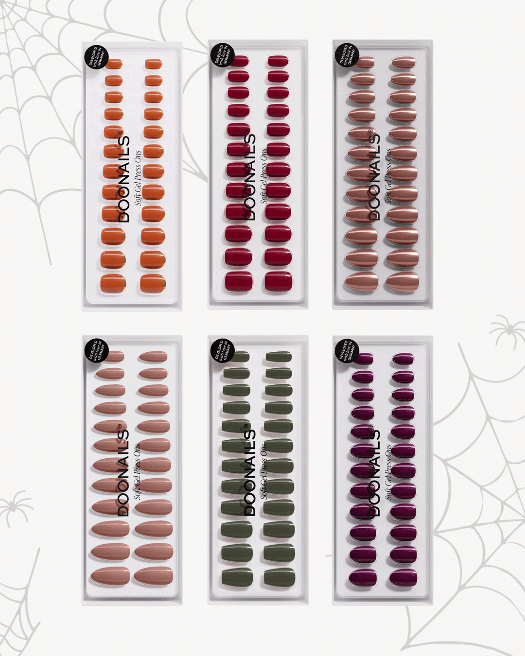 Pacchetto risparmio colori - Press Ons in Soft Geldoonails