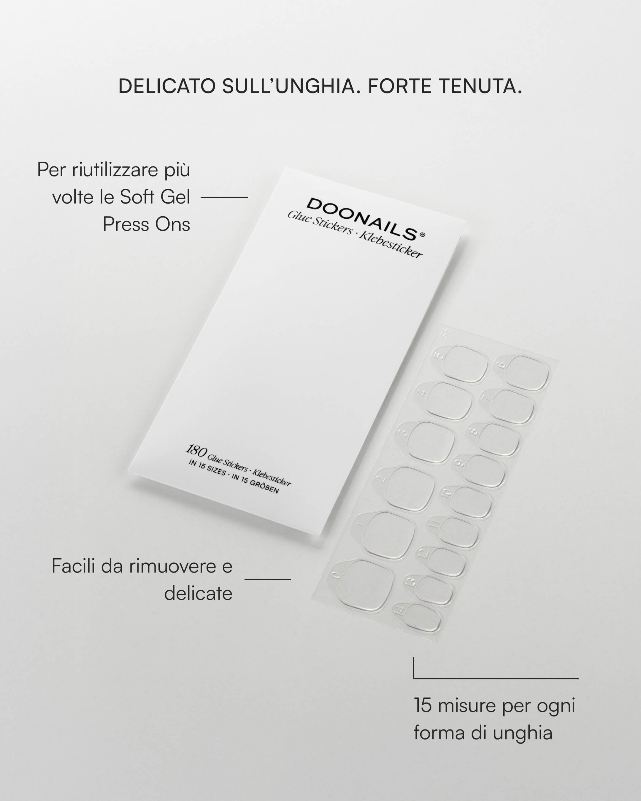 Bundle di perfezione - Press Ons in Soft Gel - Doonails Italy