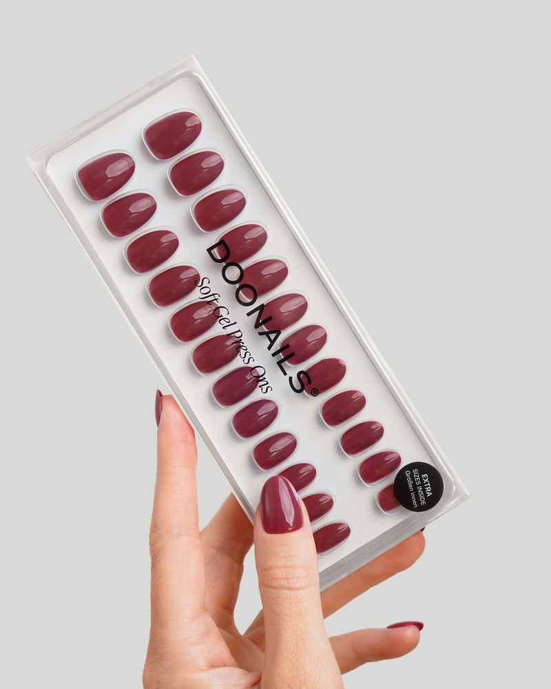 Bubblegum Corte Rotonde Press Ons in Soft Gel