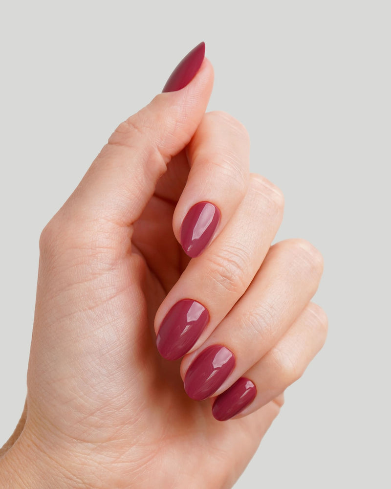 Bubblegum Corte Rotonde Press Ons in Soft Gel