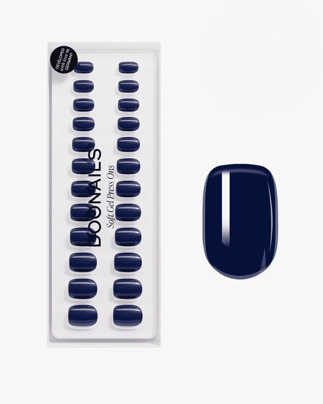 Press Ons in Soft Gel Ocean Quadrate Extra Corte - Doonails Italy