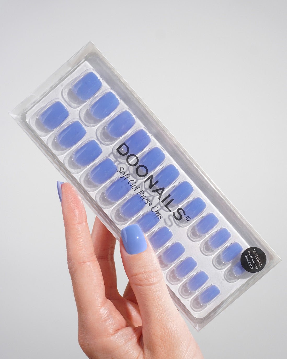 Press Ons in Soft Gel Paradise Quadrate Corte - Doonails Italy