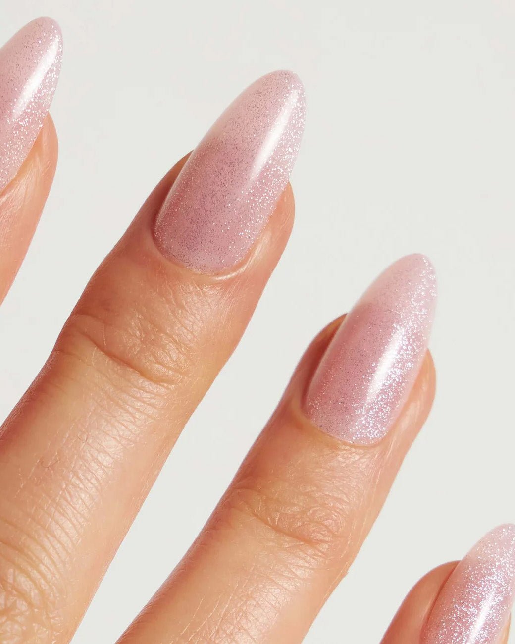 Press Ons in Soft Gel Rose Cat Eye Mandorla Medie - Doonails Italy