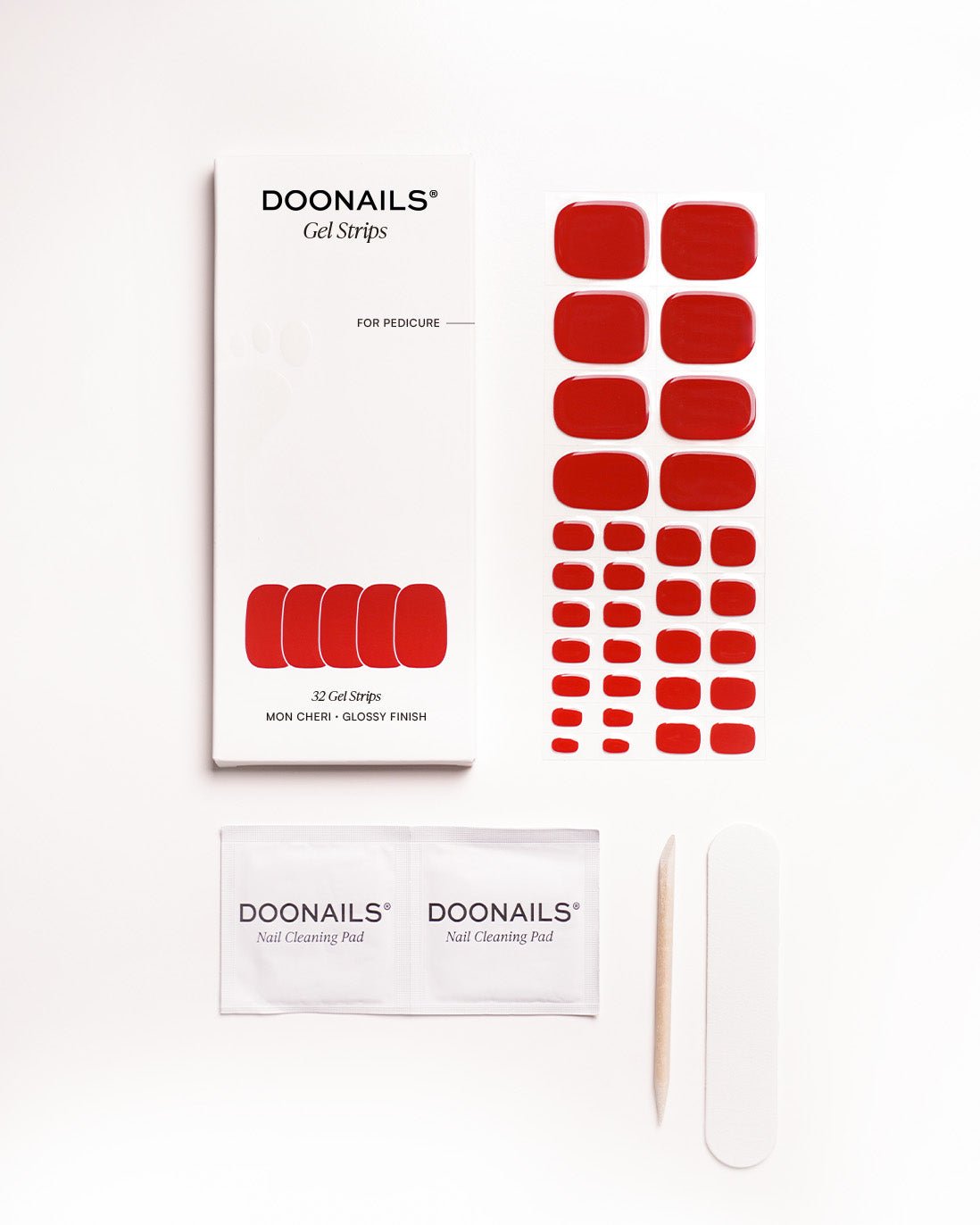 Mon Cheri Pedicure Strisce in gel - Doonails Italy