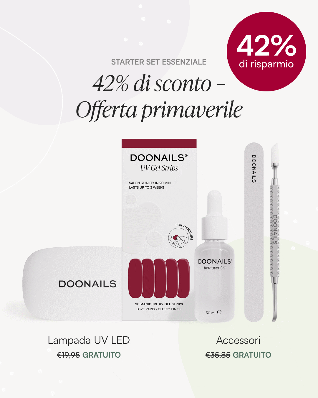Kit Iniziale Primavera – Strisce in Geldoonails