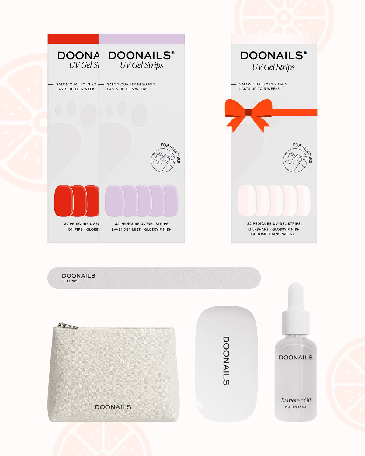 Kit Iniziale Estate - Strisce in Gel Pedicuredoonails