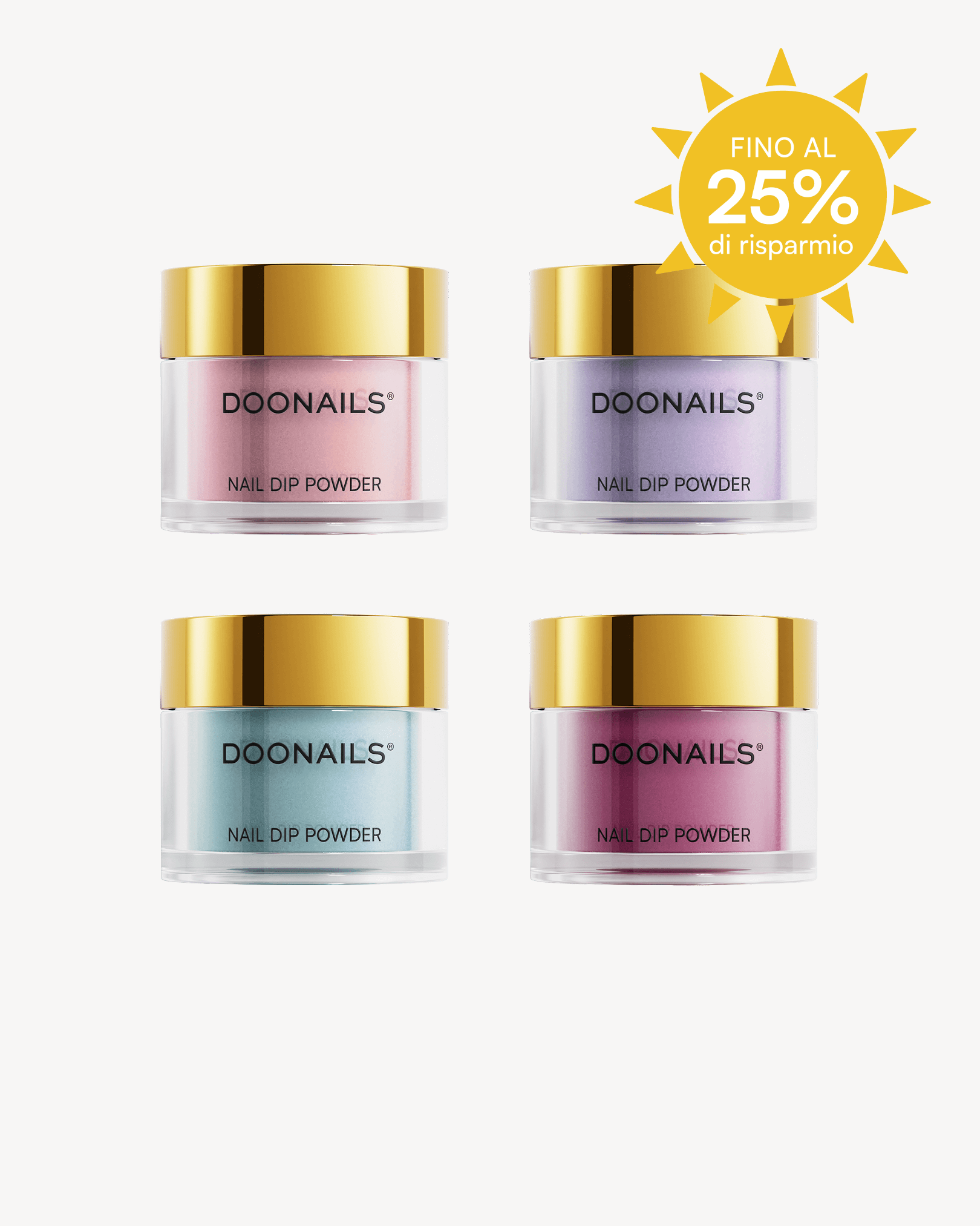Pacchetto risparmio colori - Dipping Powder - Doonails Italy