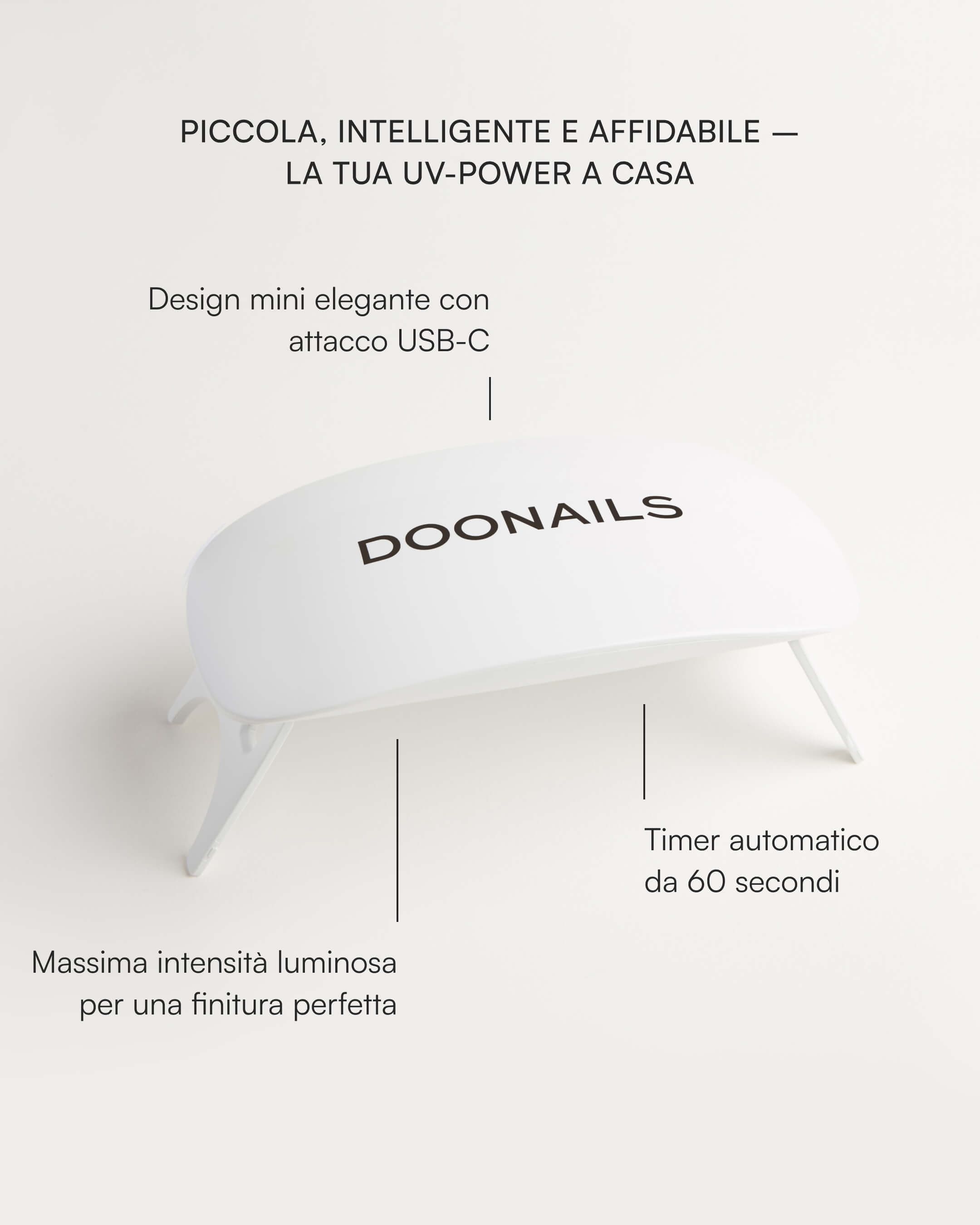 Lampada UV LED - Doonails Italy