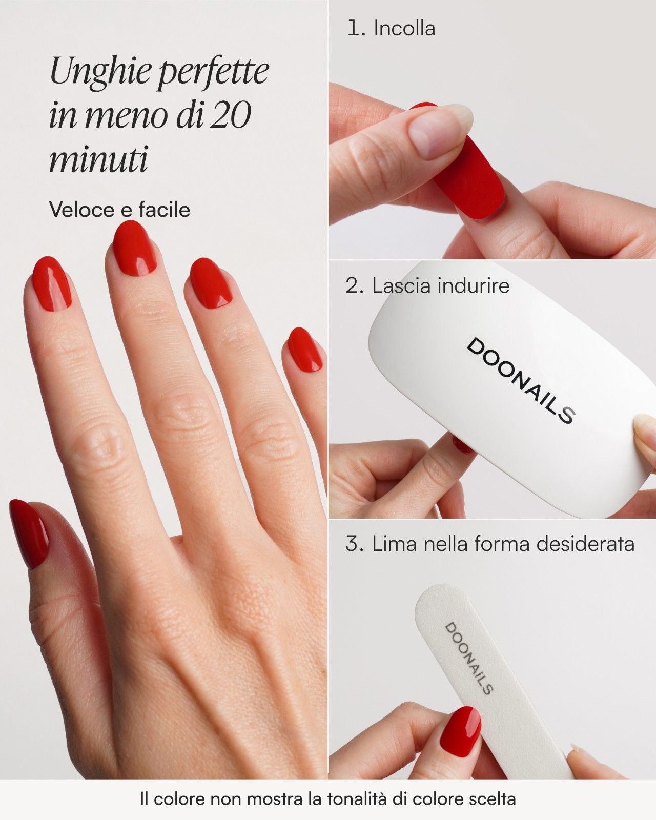 Strisce in gel Silver Glitter Ombre - Doonails Italy