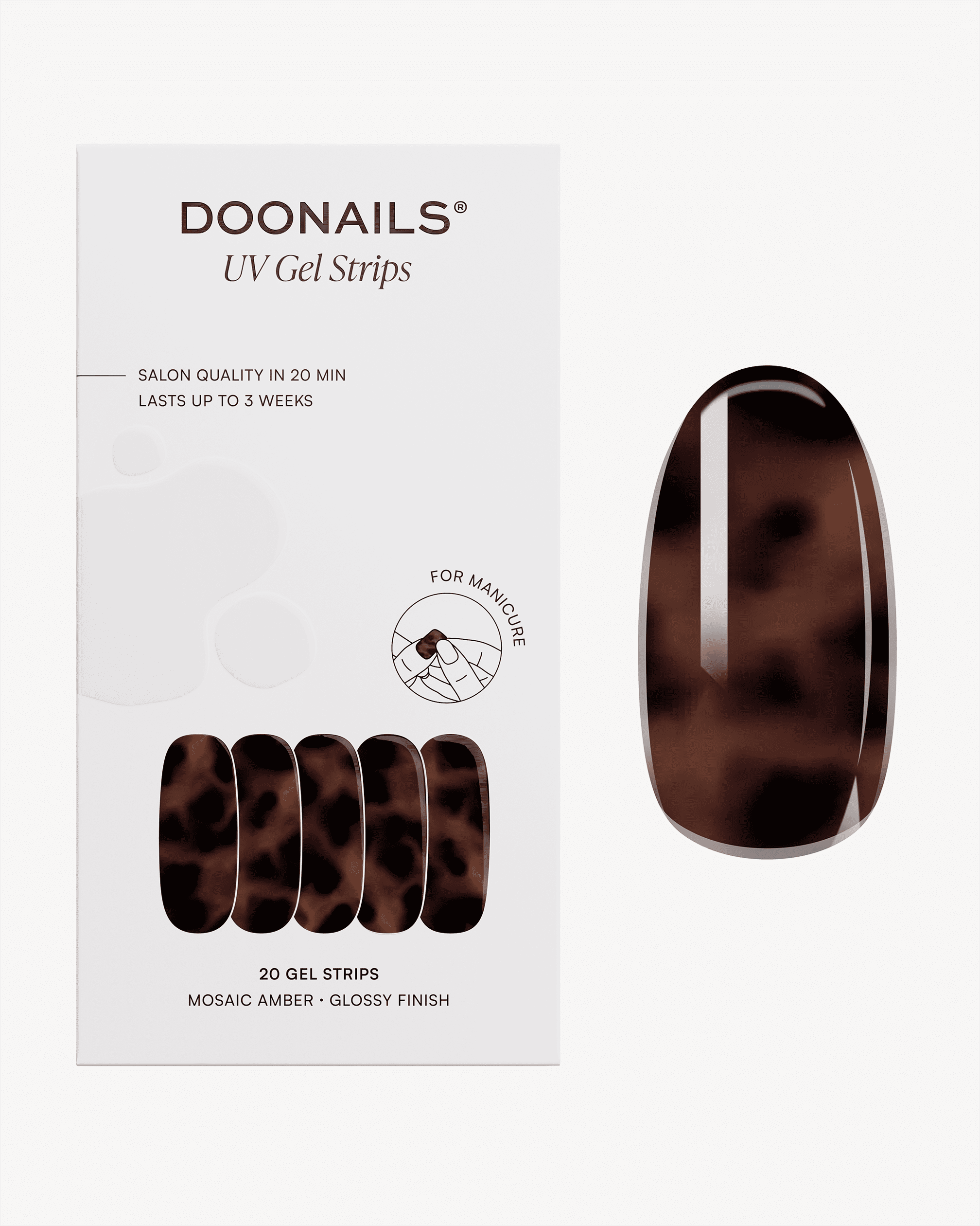 Strisce in gel Mosaic Amber - Doonails Italy