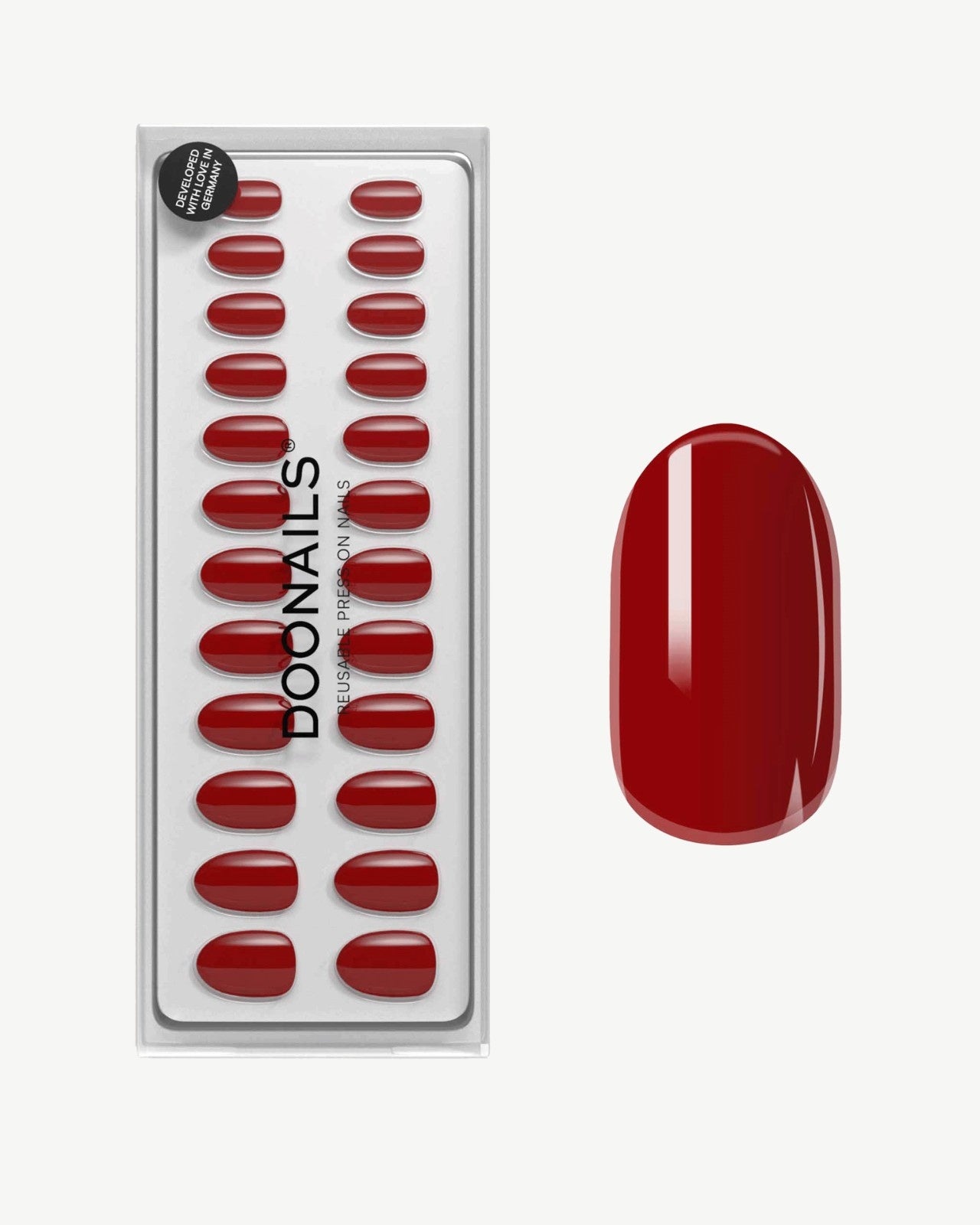 Press Ons in Soft Gel Mon Cheri Rotonde Medie - Doonails Italy