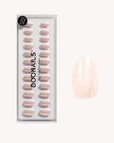 Press Ons in Soft Gel Prosecco Rotonde Corte - Doonails Italydoonails