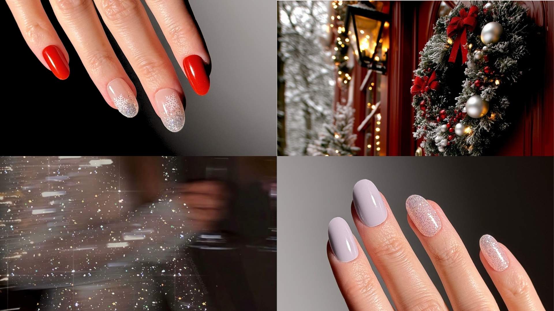 Design natalizi per unghie con UV Gel Strips