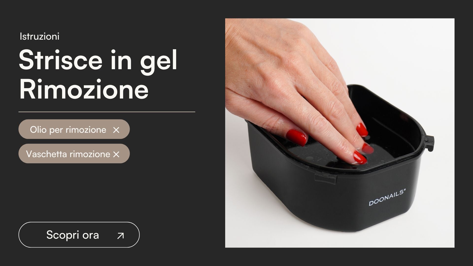 Strisce in Gel UV Rimozione