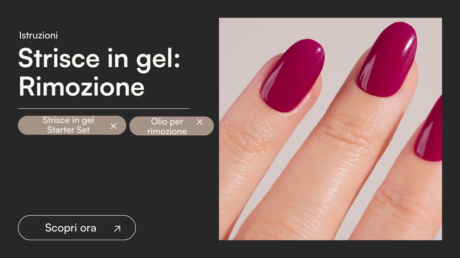 Strisce in Gel - Rimozione