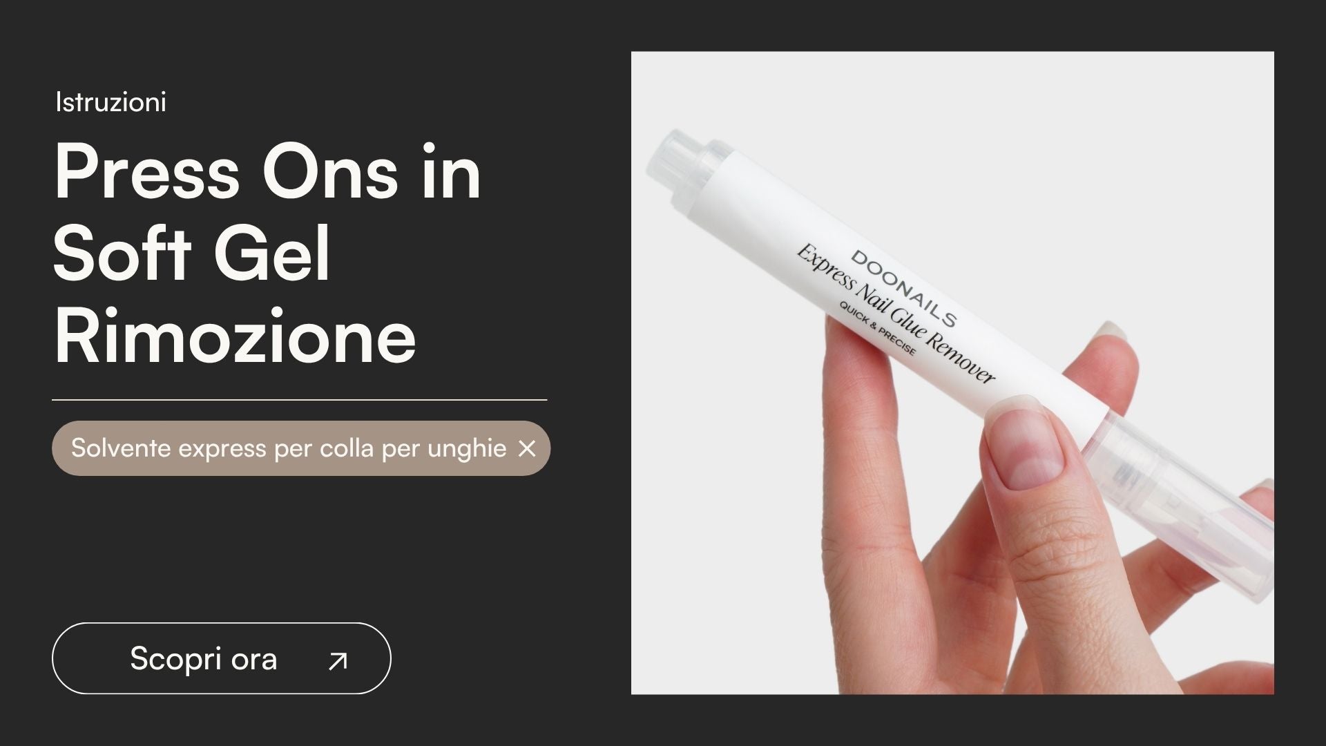 Soft Gel Press Ons Entfernung mit Remover Pen
