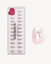 First Date Corte Rotonde Press Ons in Soft Geldoonails