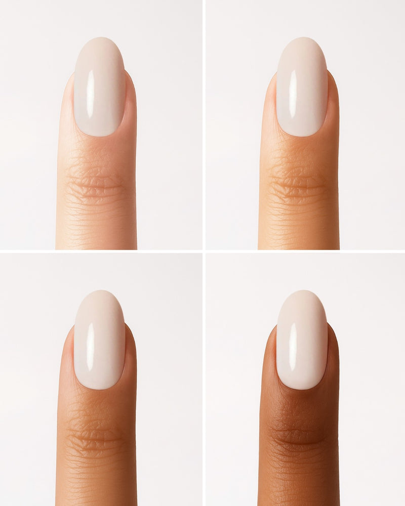 Press Ons in Soft Gel Cheesecake Rotonde Medie - Doonails Italy
