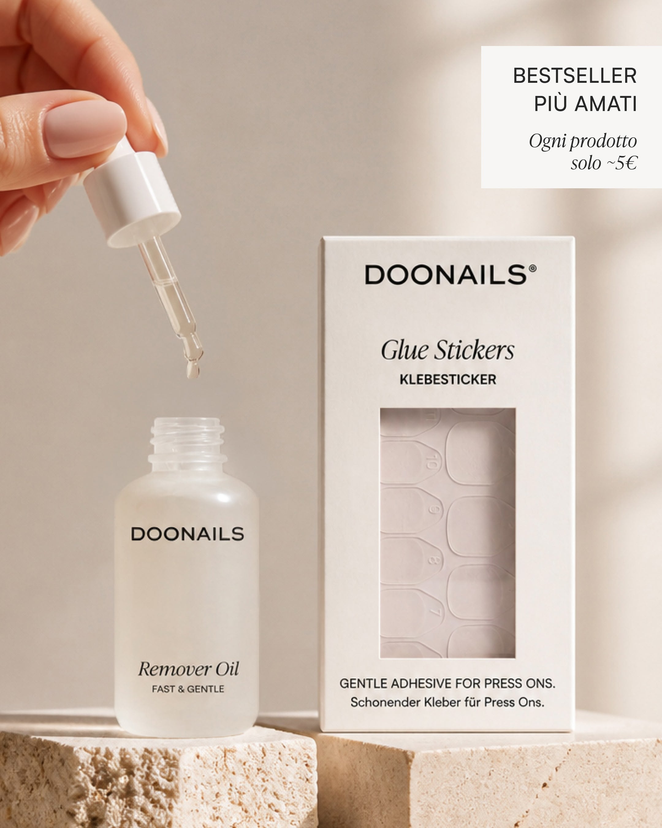 Calendario dell'Avvento Press Ons in Soft Gel