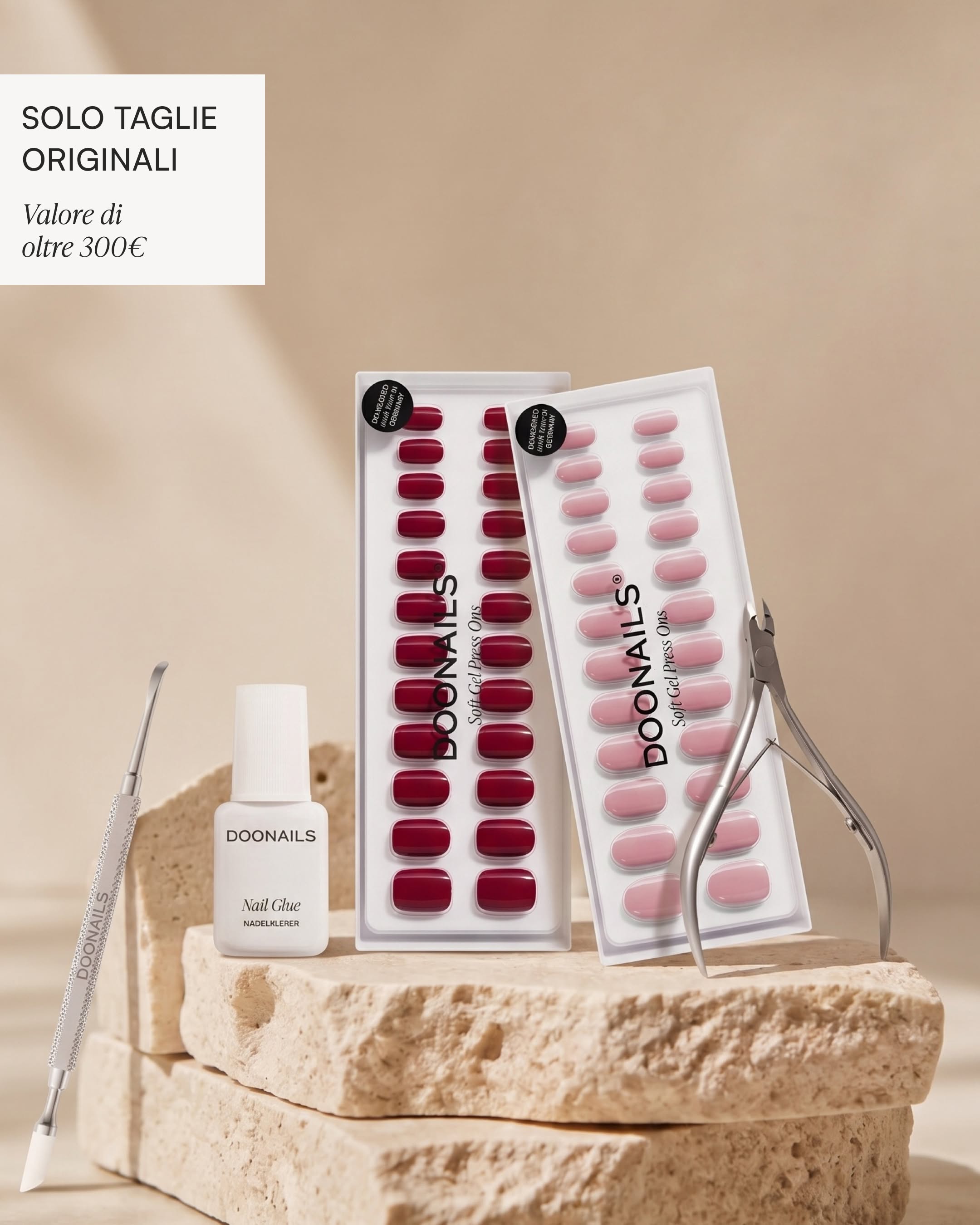 Calendario dell'Avvento Press Ons in Soft Gel