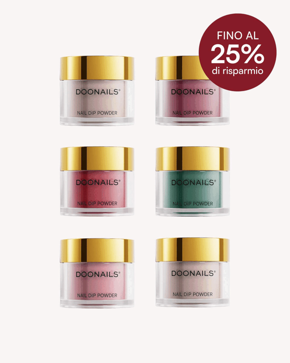 Pacchetto risparmio colori - Dipping Powderdoonails