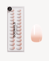 Babyboomer Corte Rotonde Press Ons in Soft Geldoonails