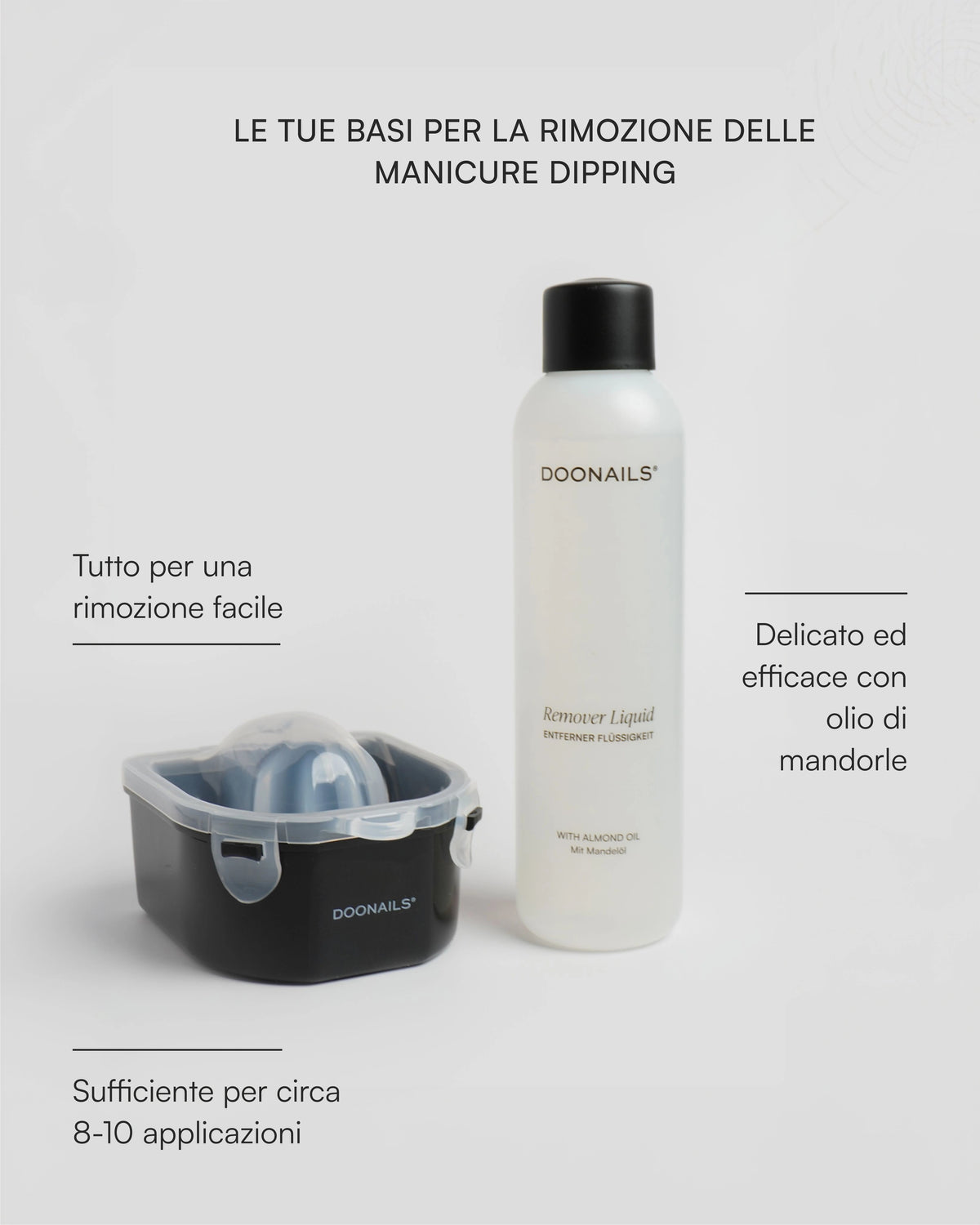 Strumenti di base per rimozionedoonails
