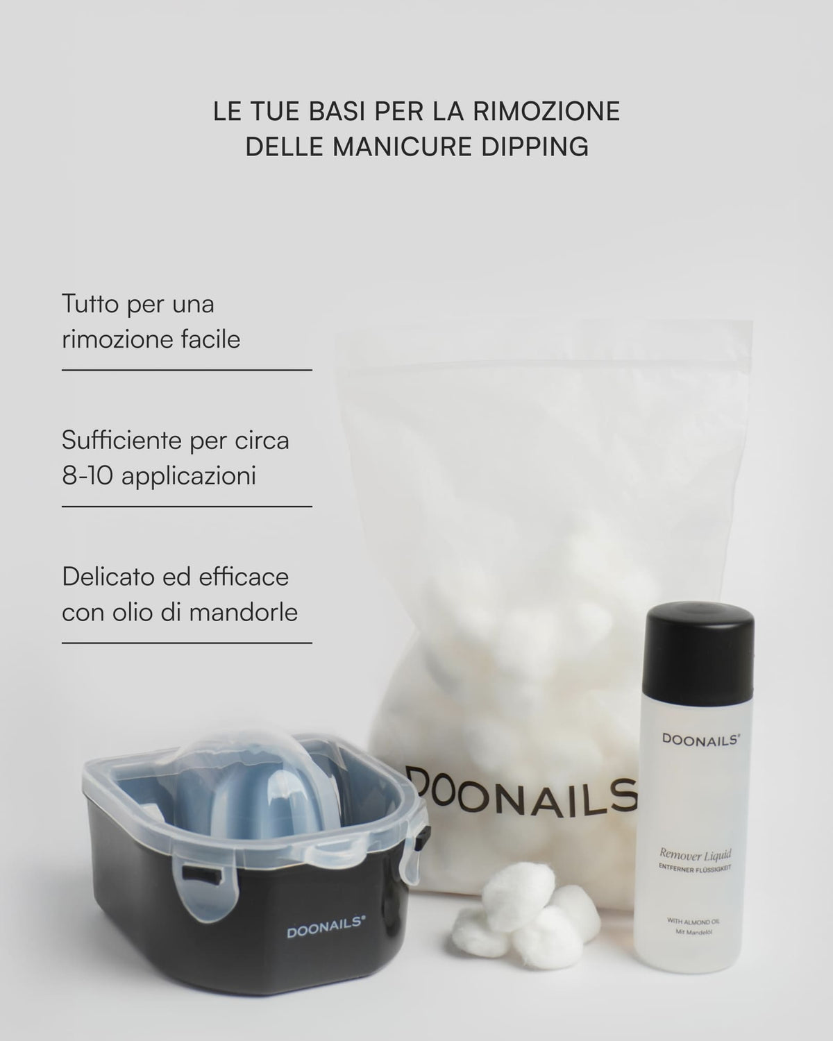 Strumenti di base per rimozionedoonails