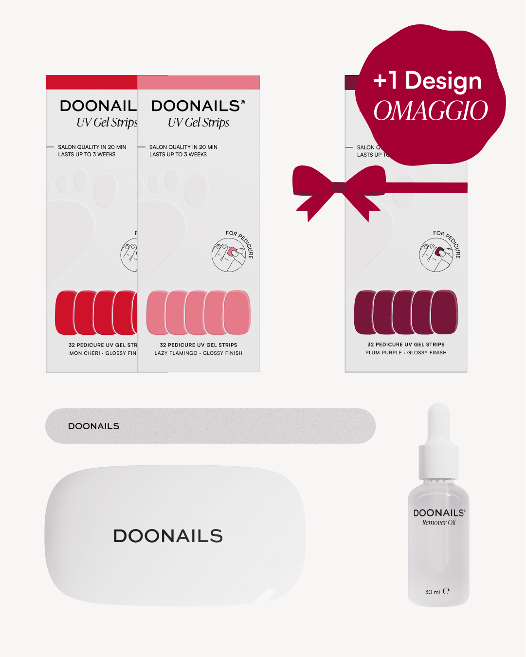 Set Iniziale Black Week - Strisce in Gel Pedicure