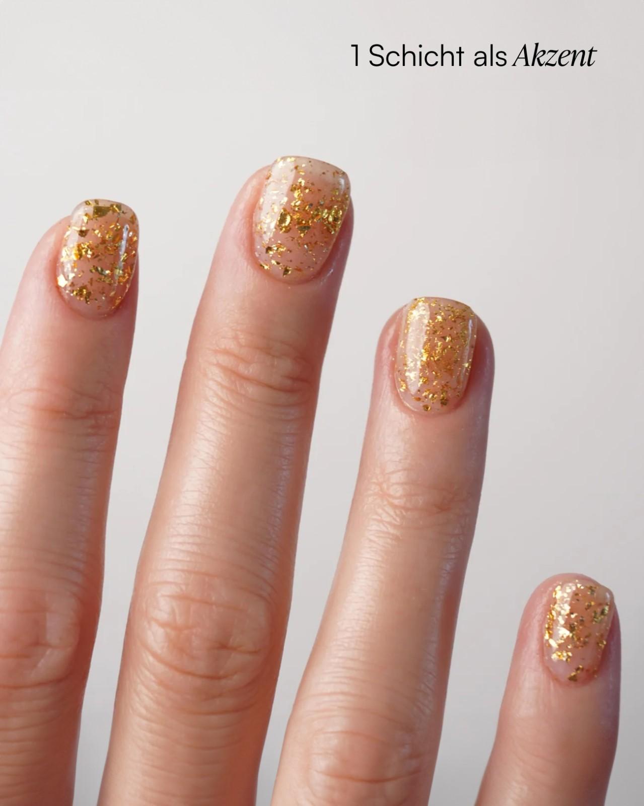 Dipping Powder Golden Flakes - Doonails Italy