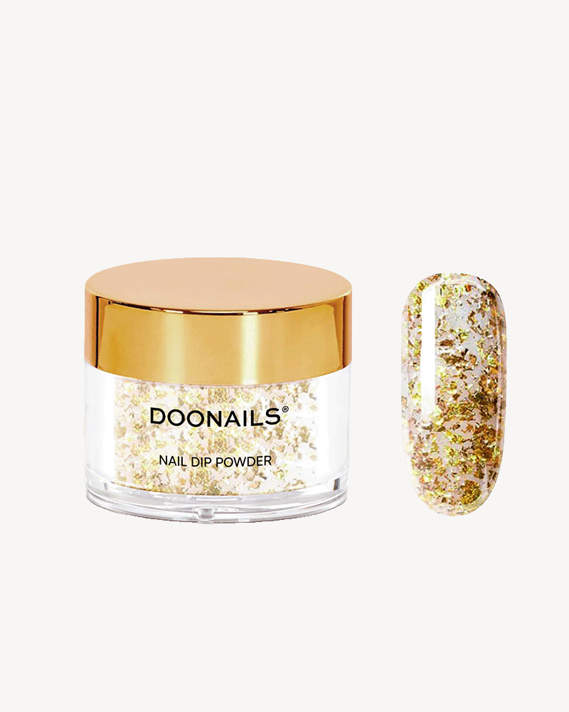 Dipping Powder Golden Flakes - Doonails Italy