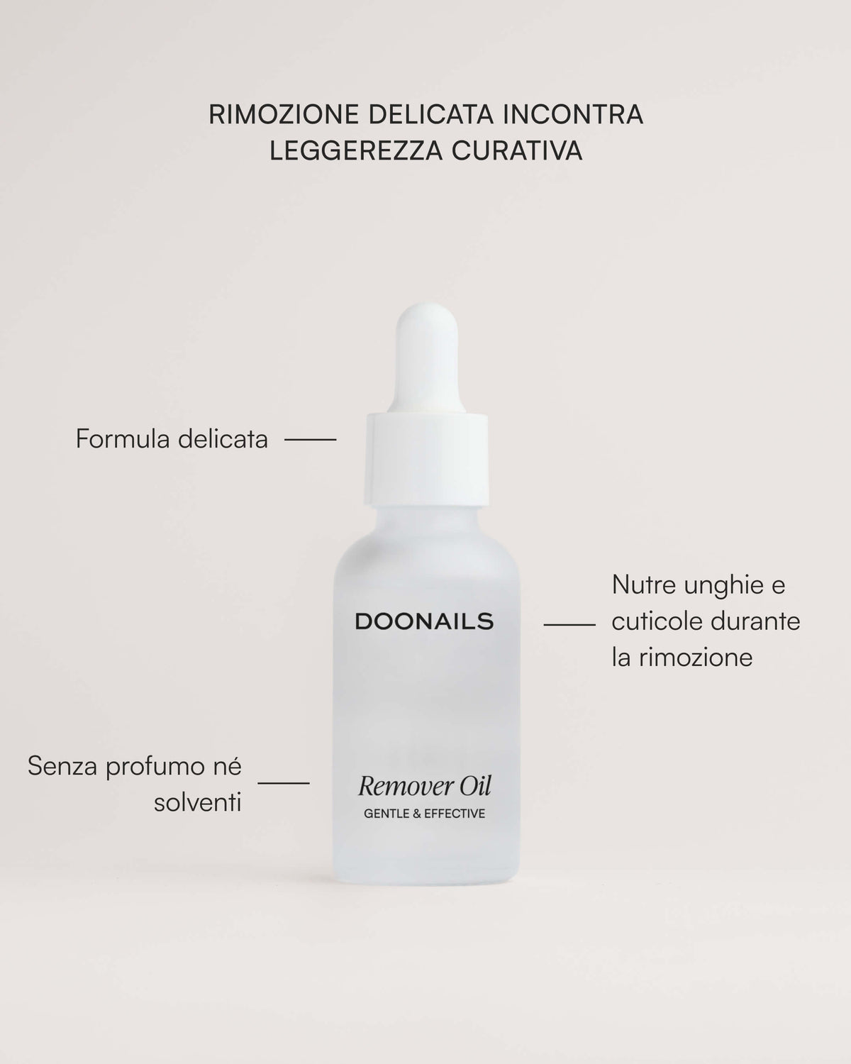 Olio per rimozione