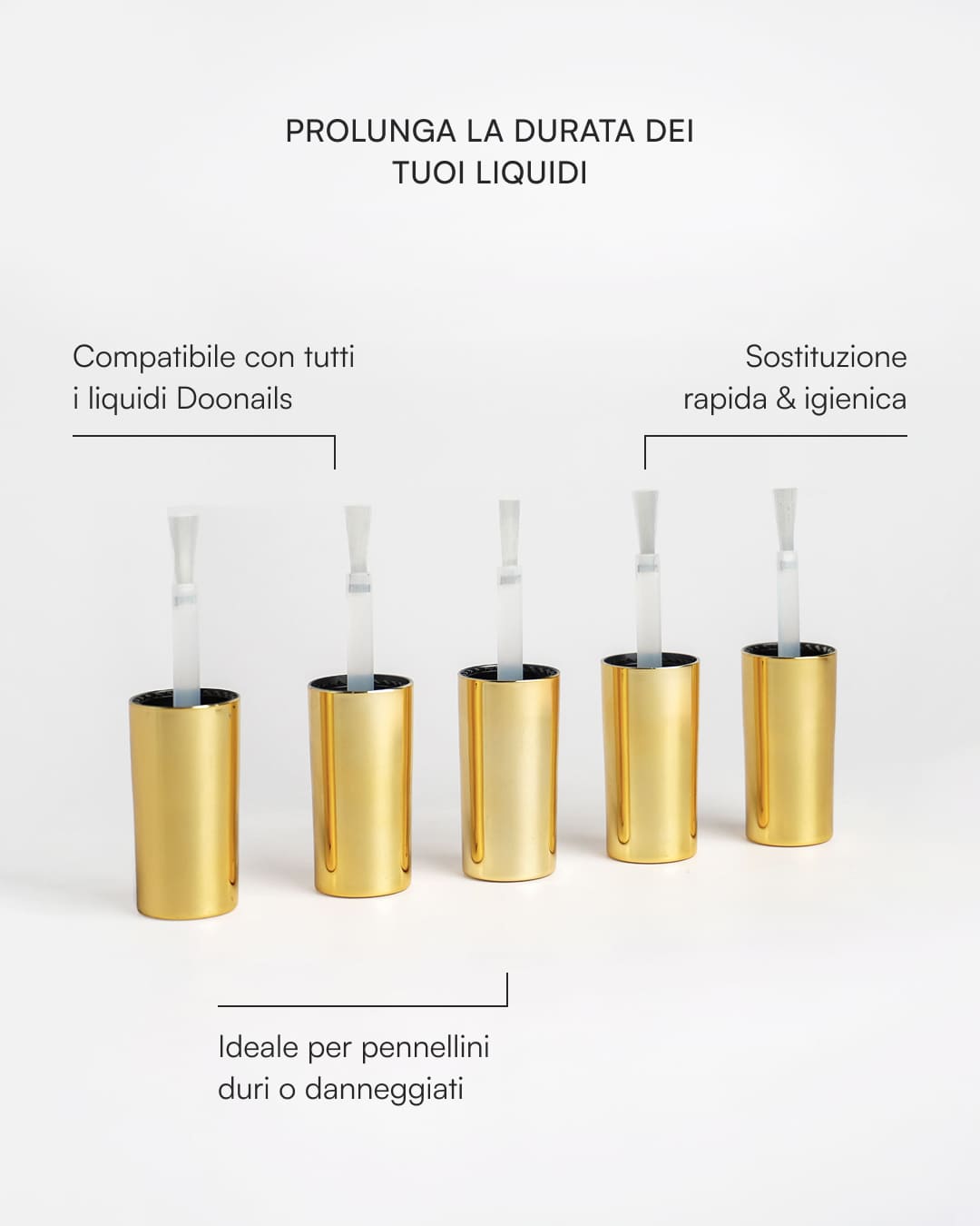 Pennelli di ricambio per liquidi doonails