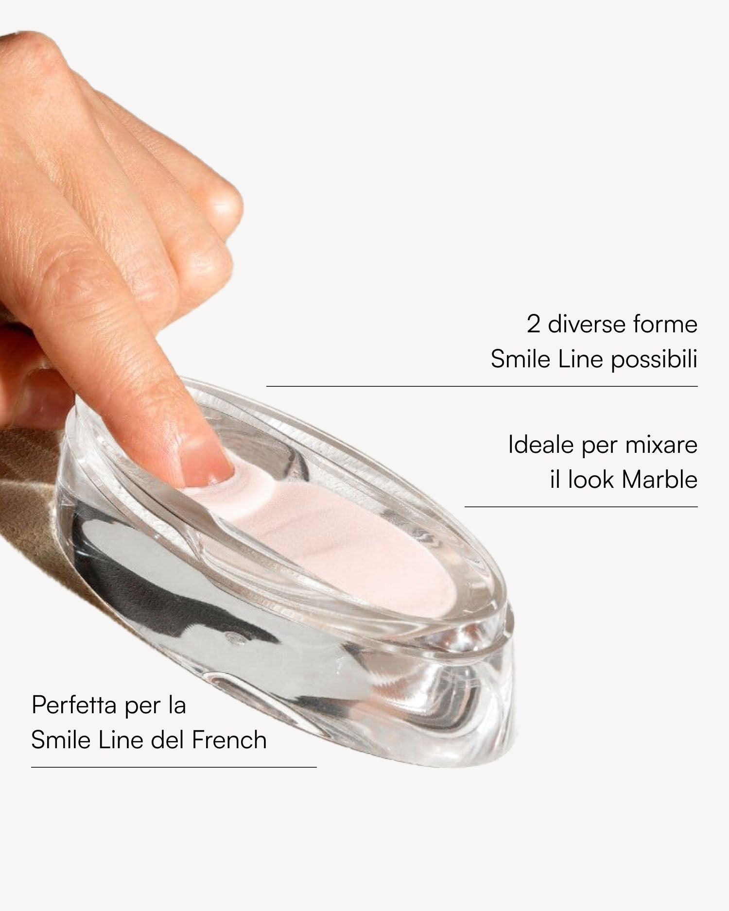 Stampo per manicure French Dipping