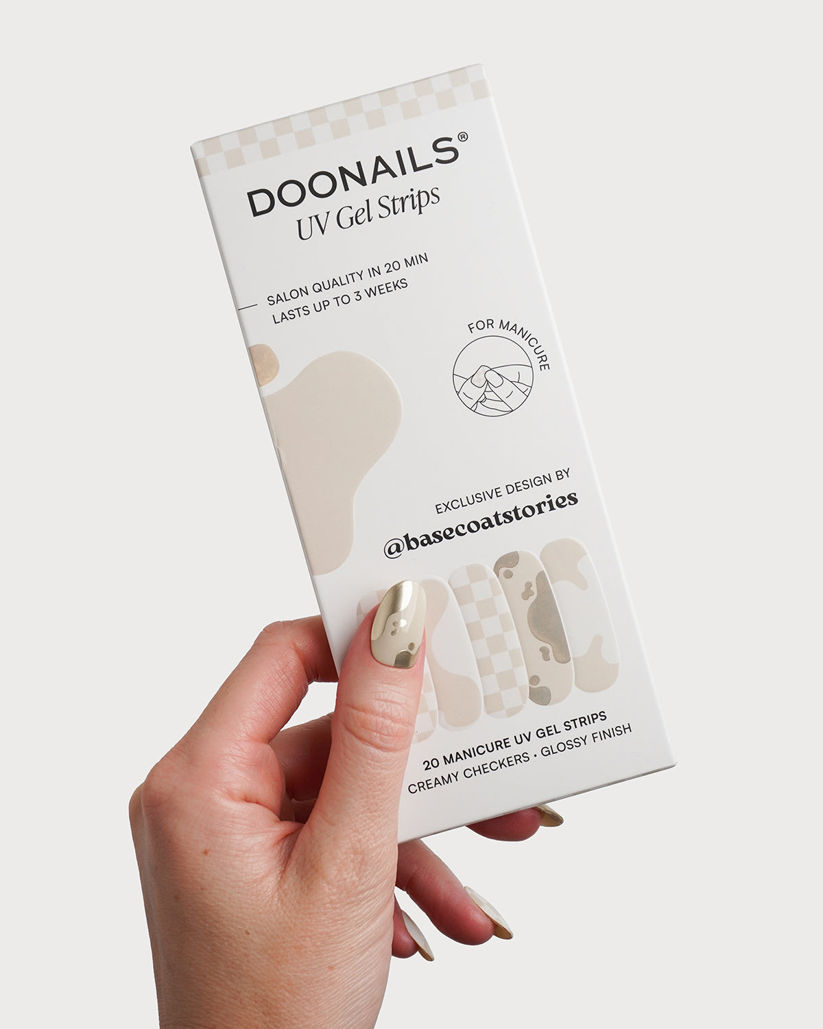 Creamy Checkers Strisce in Gel