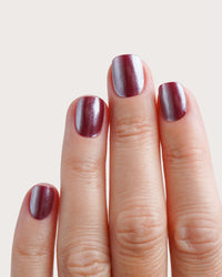 Glazed Burgundy Strisce in Gel UV