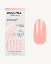 Glazed Peach Strisce in Gel UVdoonails