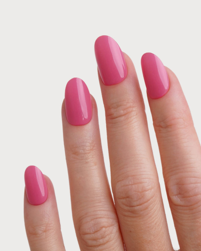 Hot Pink Strisce in Gel UV