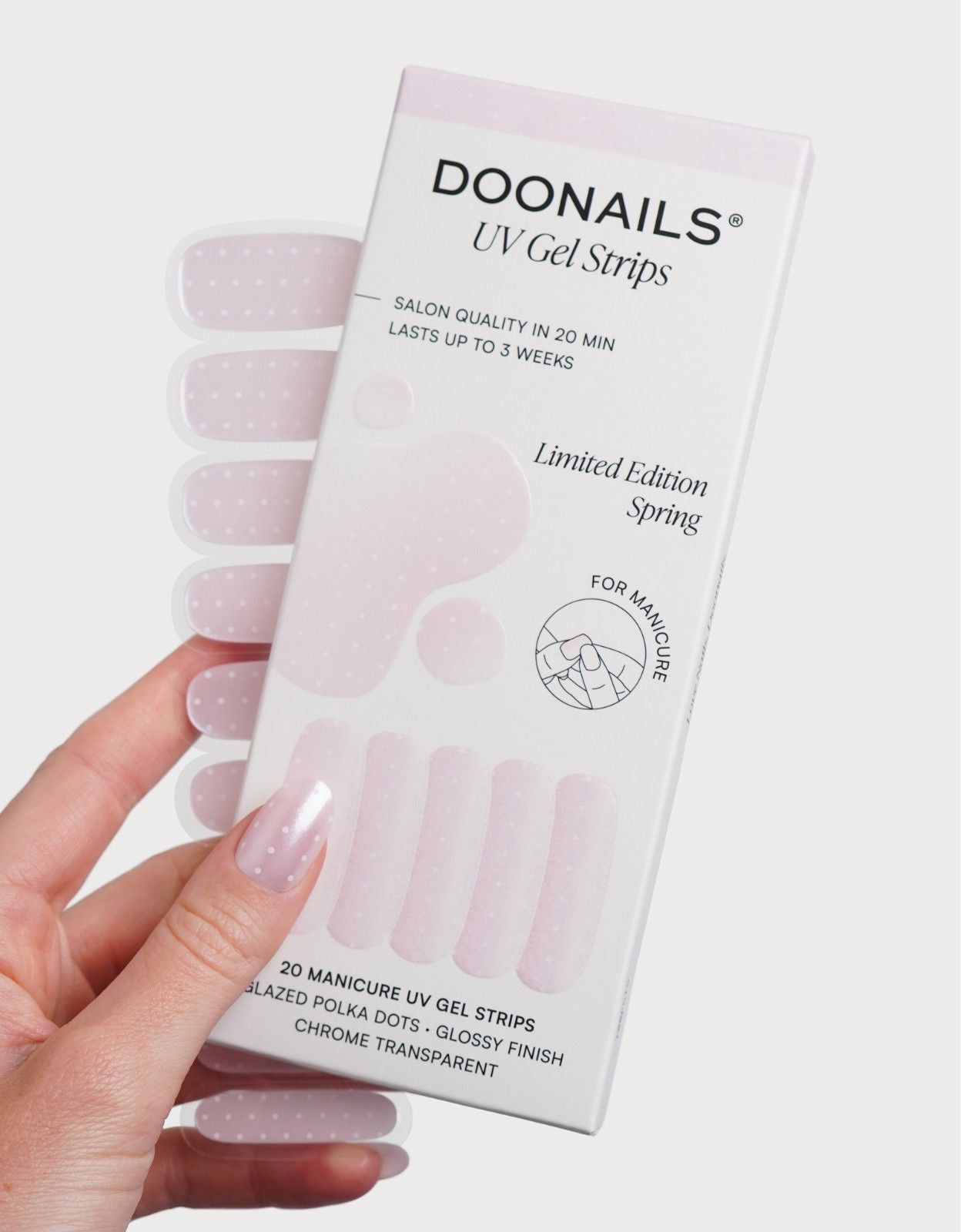 Edizione Limitata Glazed Polka UV Strisce in Gel