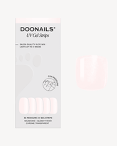 Milkshake Pedicure Strisce in Geldoonails