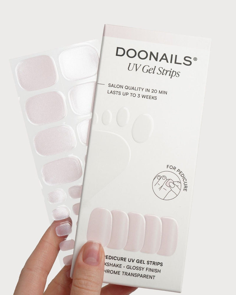 Milkshake Pedicure Strisce in Gel UV