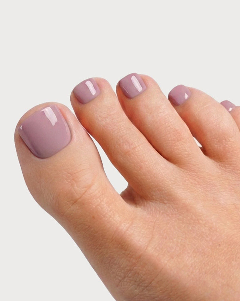 Silent Night Mauve Pedicure Strisce in Gel UV