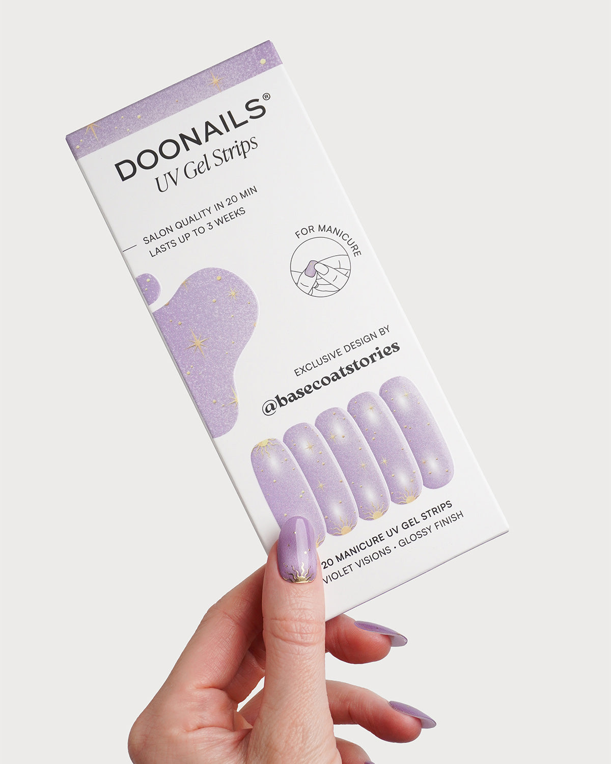 Violet Visions Strisce in Gel